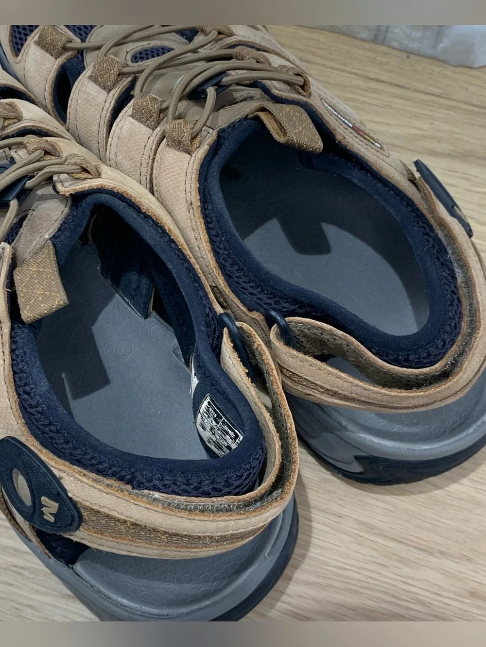 Merrell Saugatuck Men’s Size 14 Trail Hiking Sandals Tan Brown